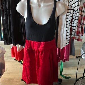 Express Black and Red Mini Dress